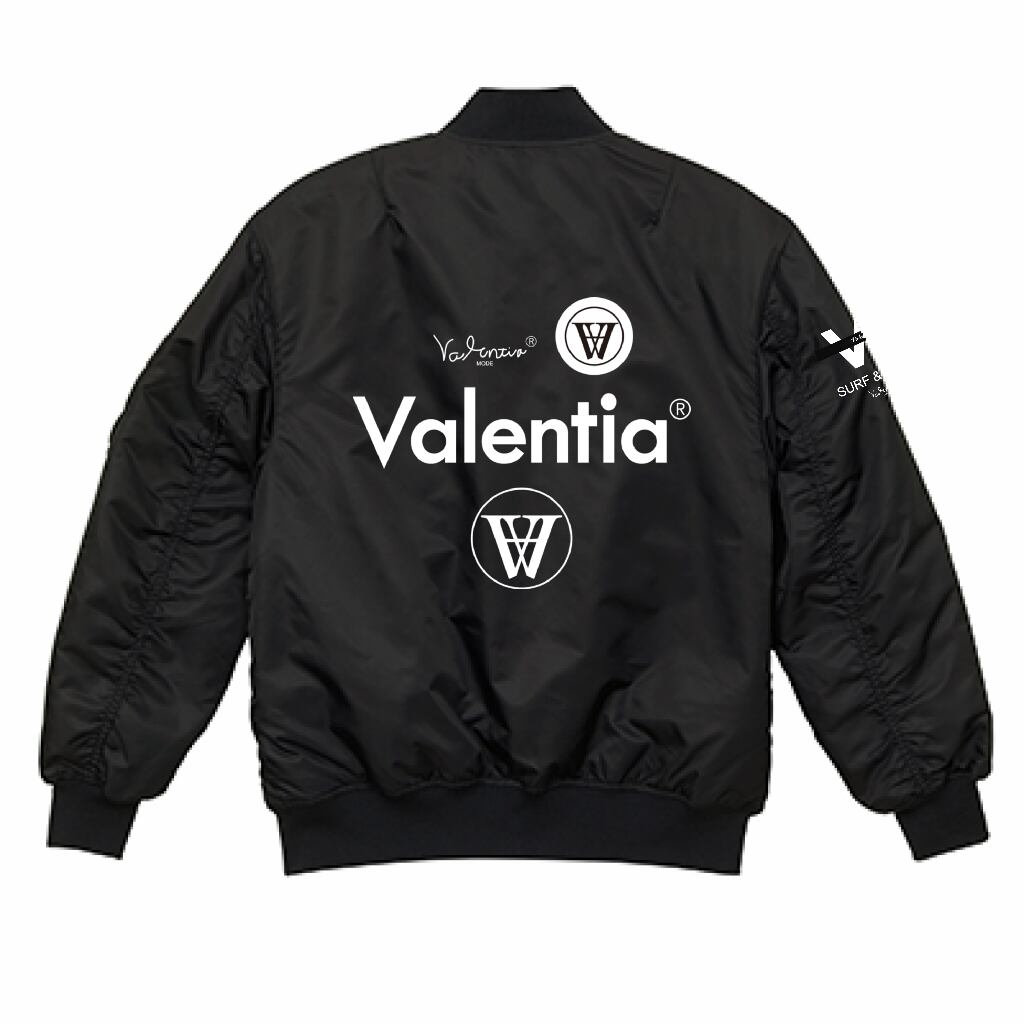 （両面印刷）United Athle タイプ MA-1 ジャケット（中綿入）