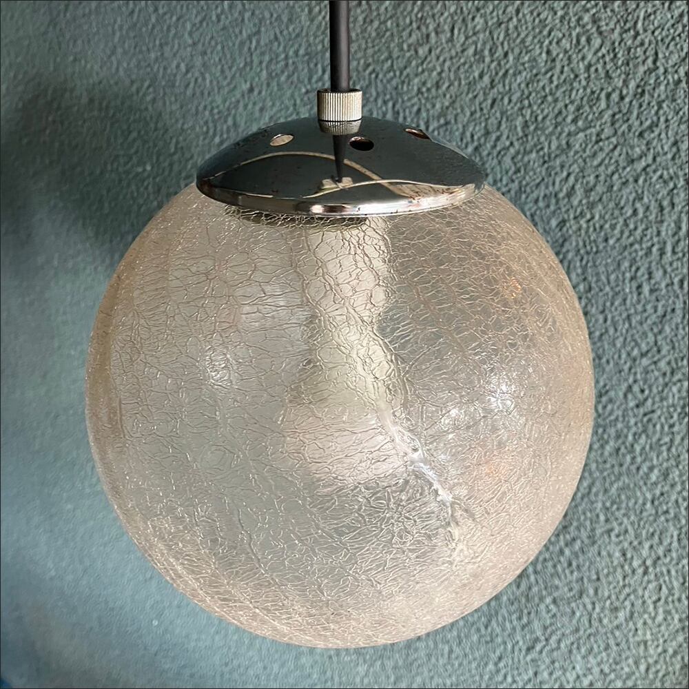 美品　ヴィンテージ　ガラスボール　シェード　ペンダントライト　優しい灯り　楕円 美品 ヴィンテージ ガラスボール シェード ペンダントライト 優しい