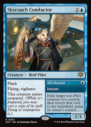 MTG《飛空バスの車掌/Skycoach Conductor(SOS)》英語