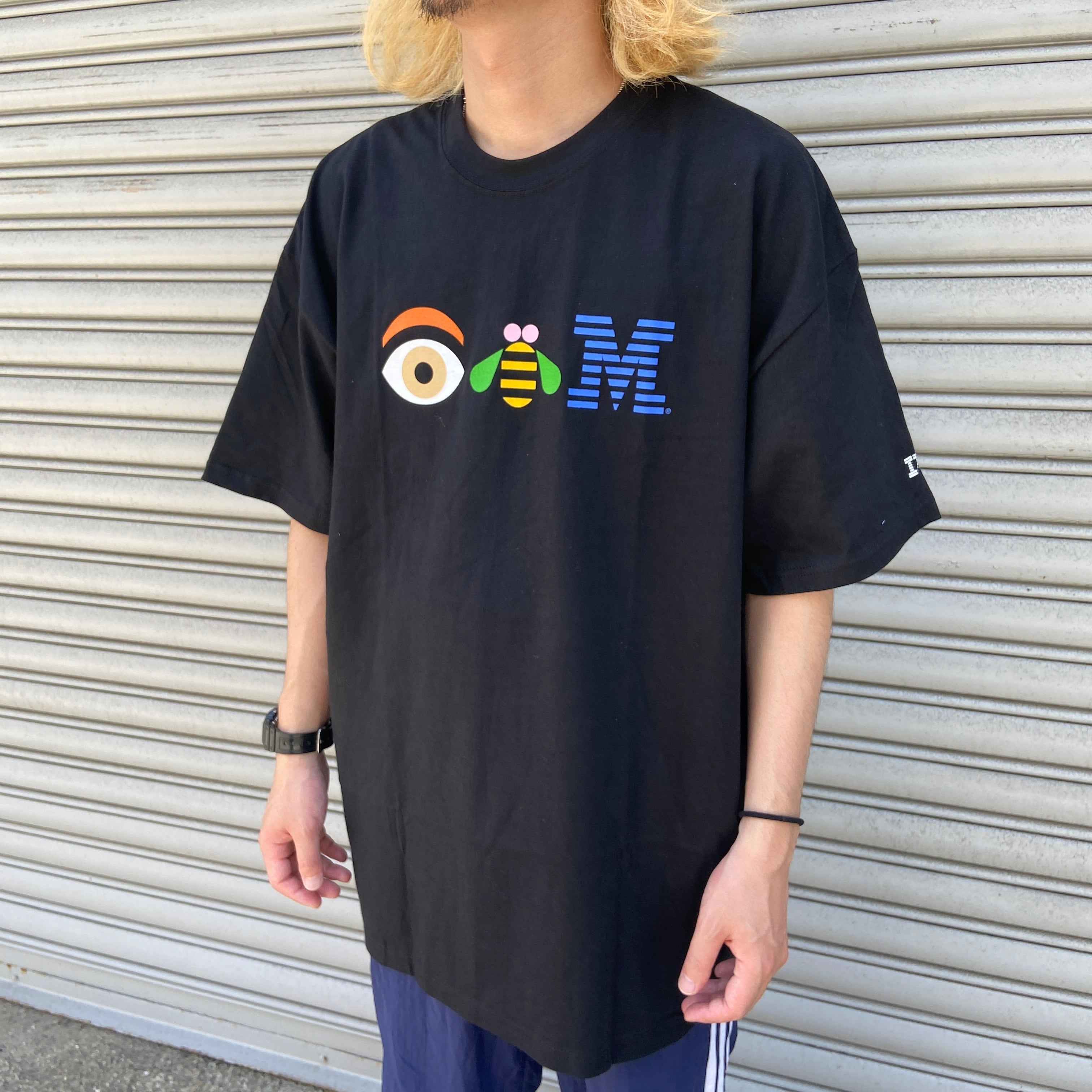 00s IBM 企業ロゴプリントTシャツ　カンパニーTシャツ　ブラック　XL | 古着屋 Uan powered by BASE