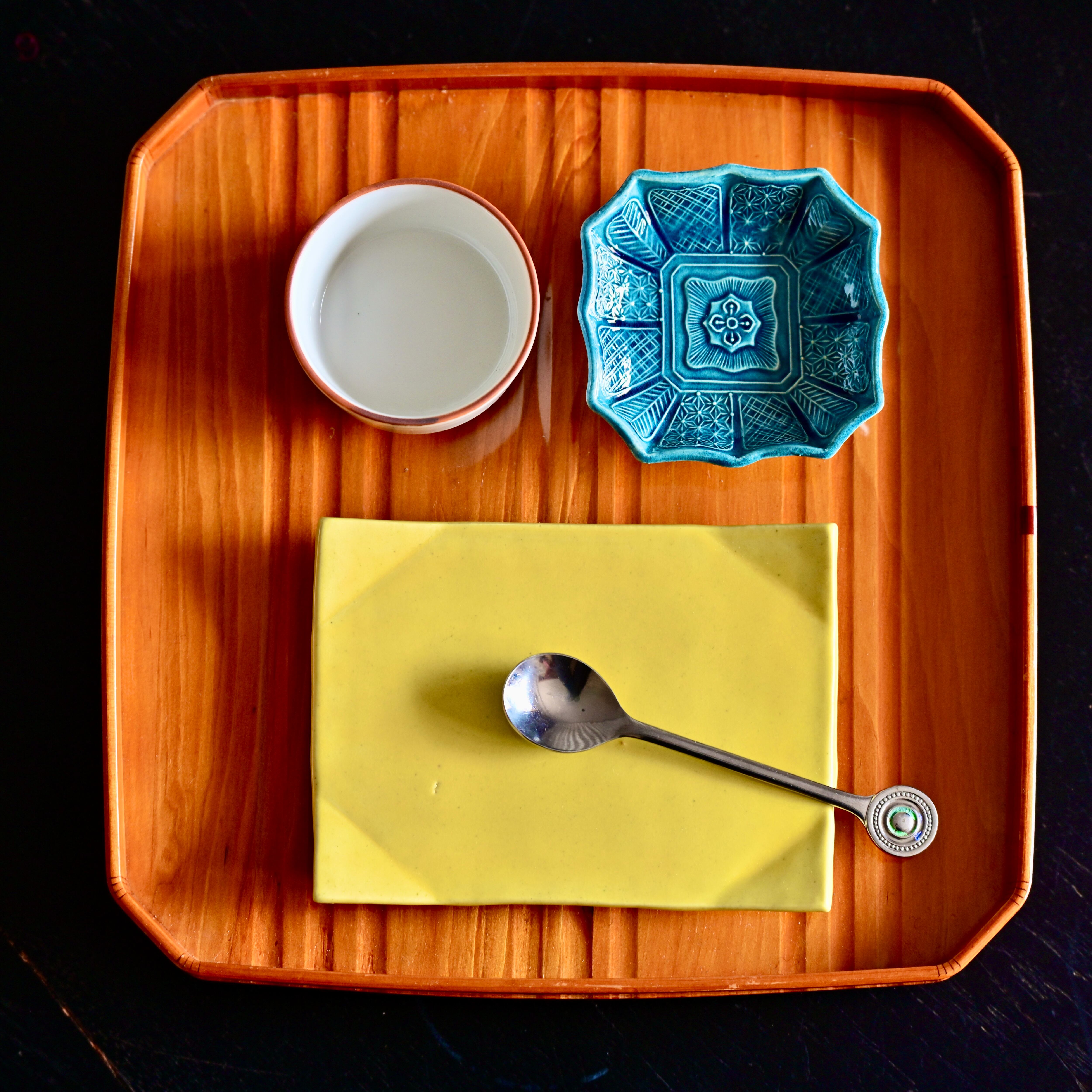 50581/52014】 珉平焼（1個）ブルー 【S】 / Minpei Yaki Plate Blue