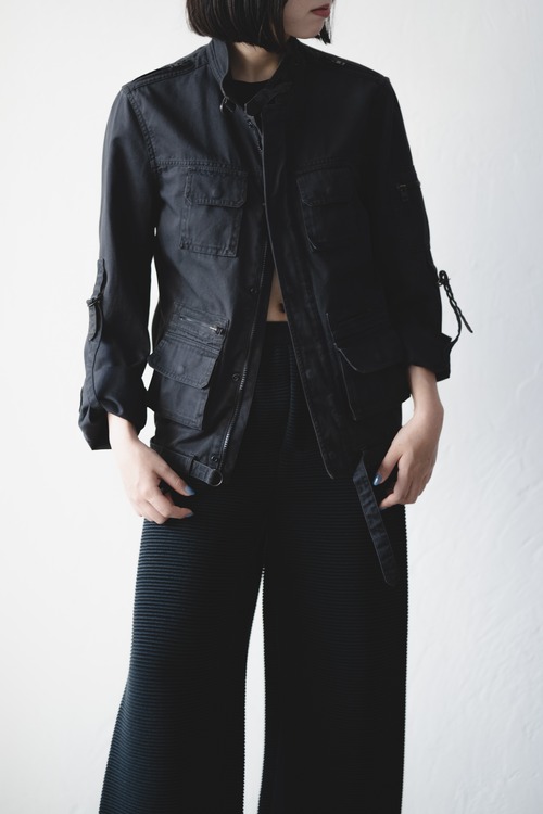 [06SS] "Dior HOMME"Cotton Twill Multi Pocket Zip up Jacket