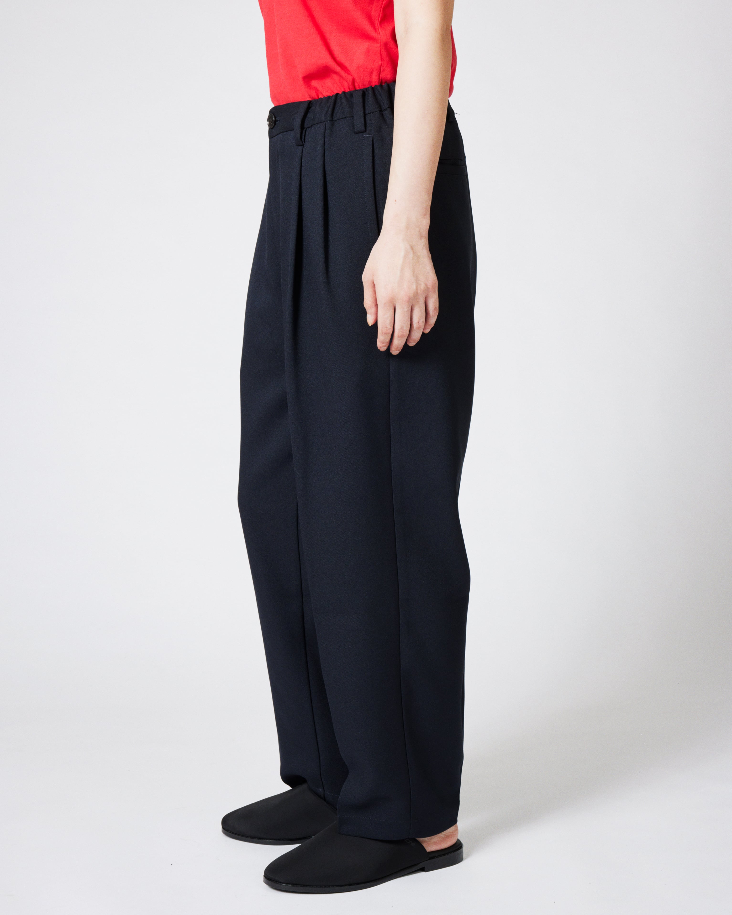 everyone polyester twill chef pants (NAVY) | everyone