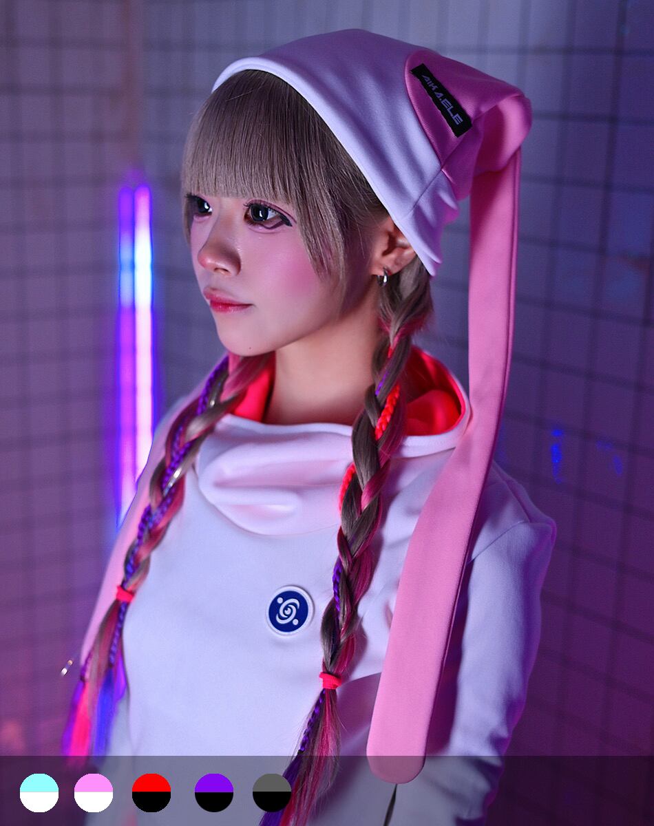 Cyber Cap Type.C:Long Code W color /AIKA ELECTRONICS