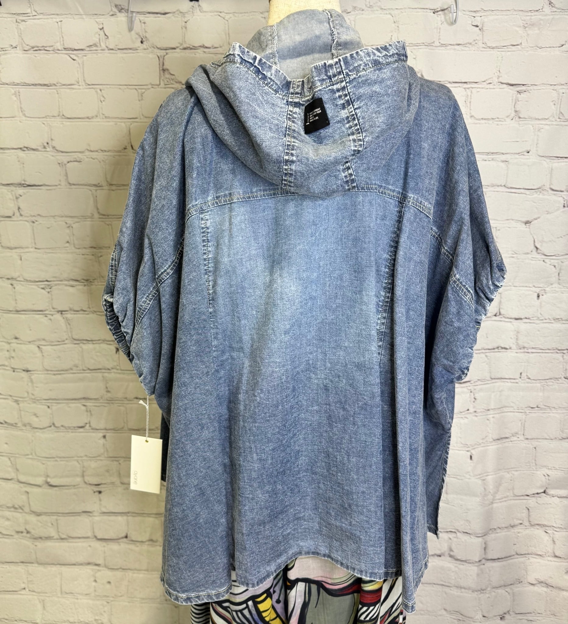 ayane アヤン ストレッチダンガリーポンチョ 836601 | Select Shop