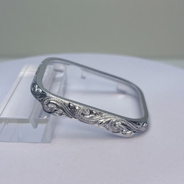 [45mm]Apple Watch Hawaiian Case 〜SCROLL〜(SILVER)