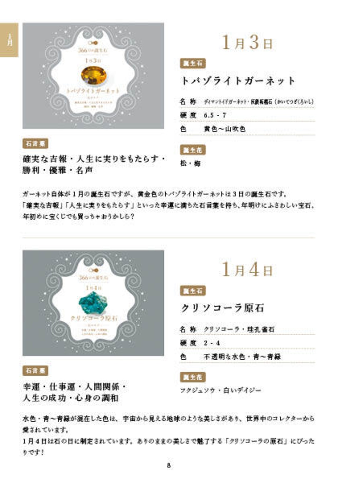 【デジタルブック】366日の誕生石〜石コトバ〜