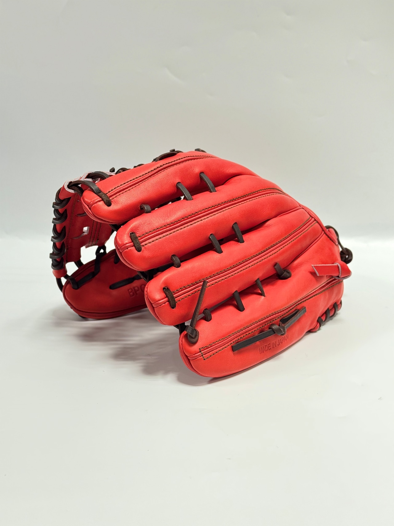 ZETT PROSTATUSーゼットプロステイタス michii supreme order 硬式グローブ ゼットミチイオリジナルグラブ 右投げ用 297型 (中川圭太選手モデル) ディープオレンジ×ブラウン 94・画像5
