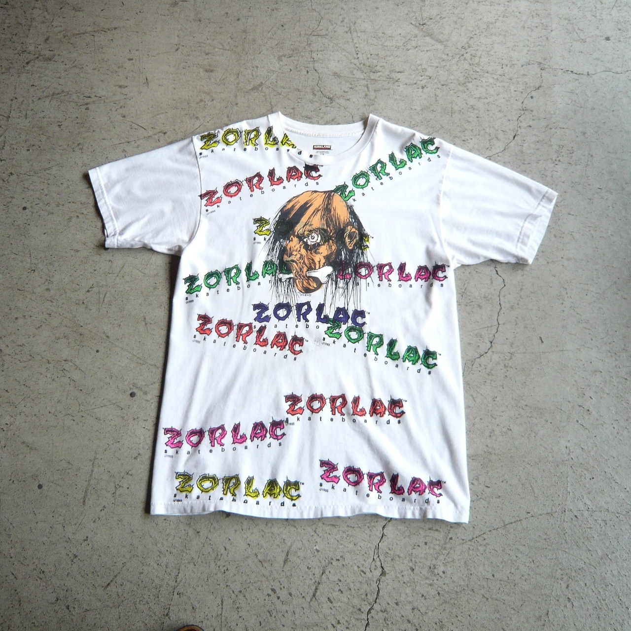 00s ZORLAC Bootleg マルチプリント Tシャツ