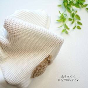 もこもこポッケのワッフルトレーナー