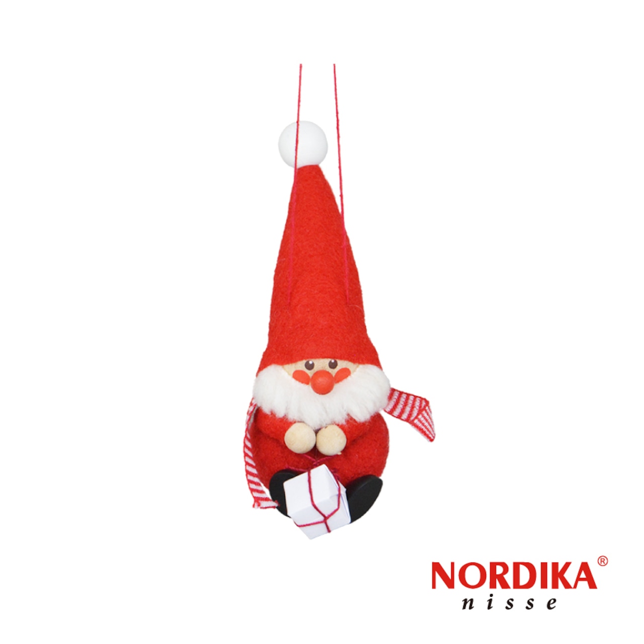【ノルディカニッセ】オーナメントサンタ(プレゼント)