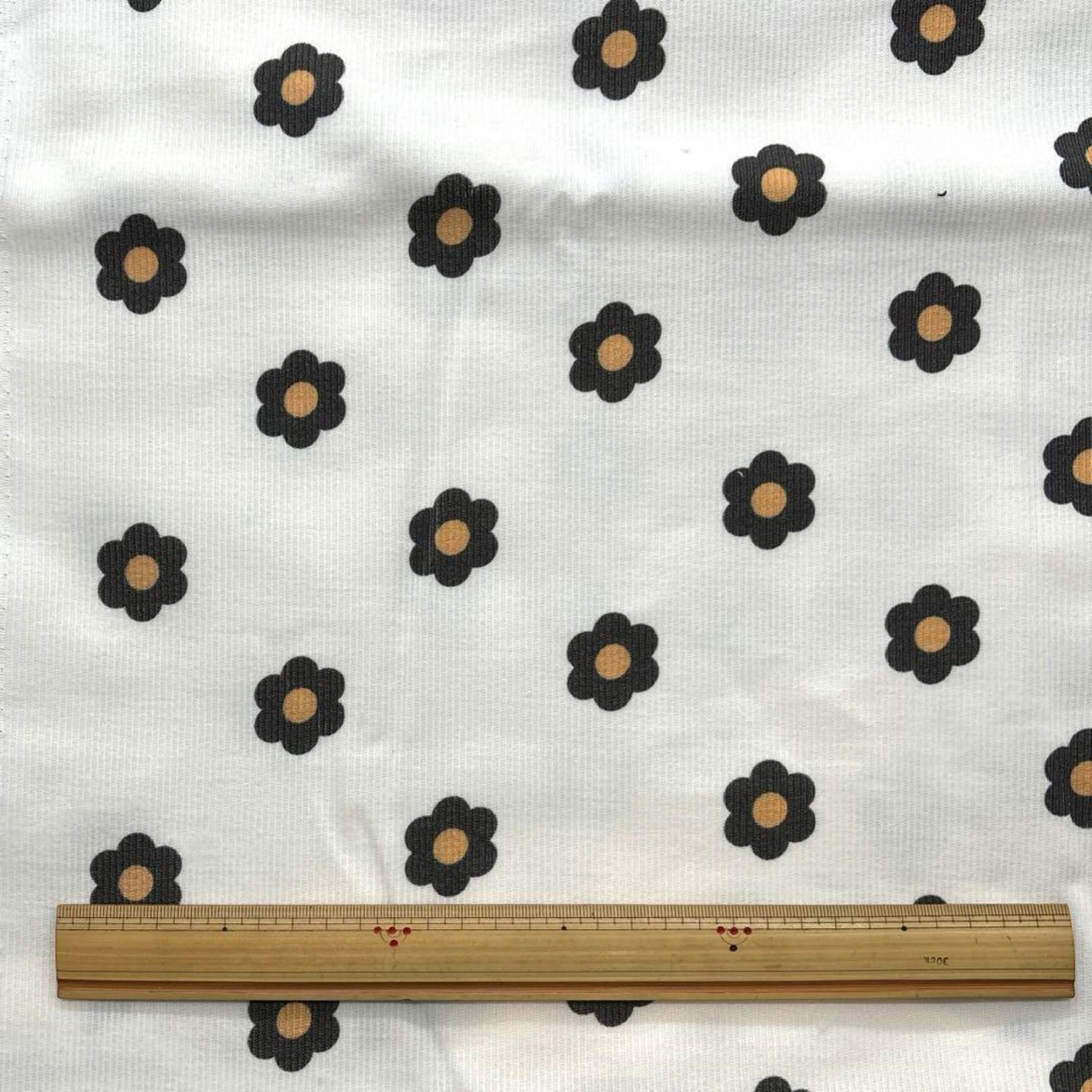 TB696◆1m◆L◆綿100%コーデュロイ生地◆マレファブ◆デイジー