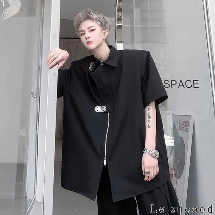 Le sucood】【お支払い確認後20日以内発送】肩パッド入メタルバックル