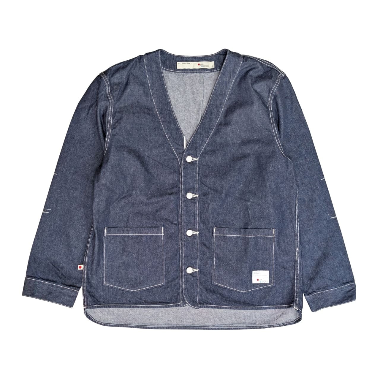 VINTAGE DENIM CARDIGAN ［OW］ | BLUE SAKURA JEANS 公式サイト