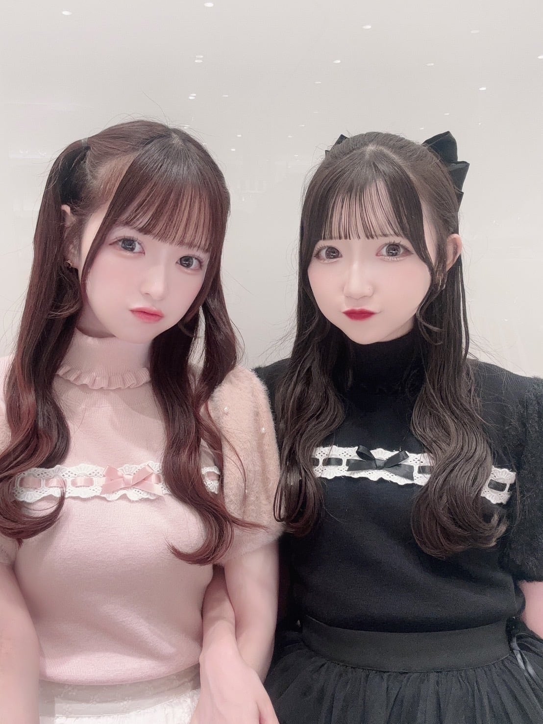 ぽわぽわうさぎニット