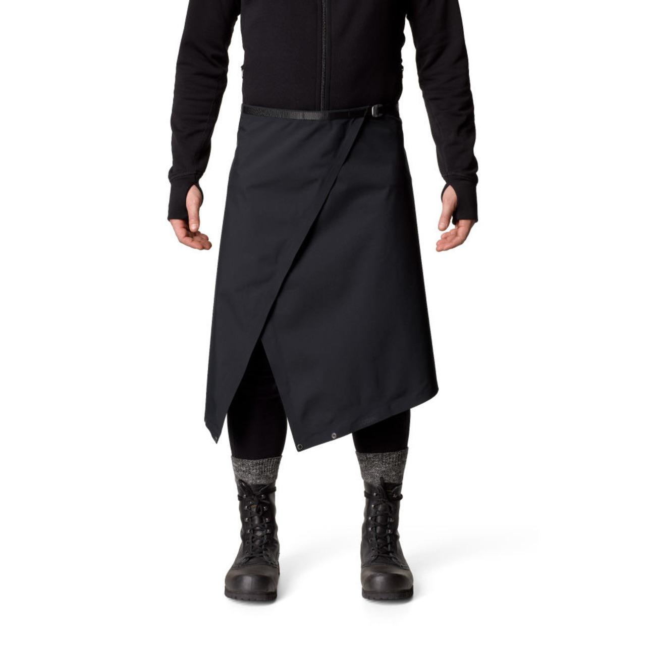 HOUDINI / THE SQUARE / レインスカート / ブラック