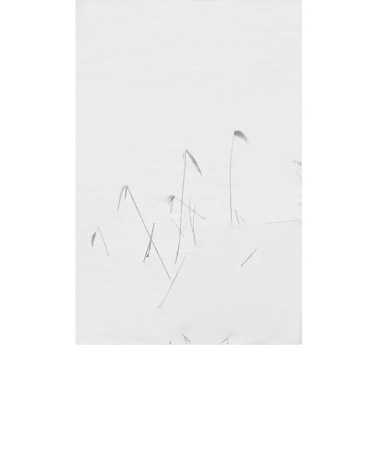 Minimalism #9 (black wooden frame 61cm×91cm付き)