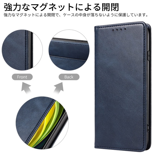 iPhone SE ケース 第2世代 第3世代 iphone8 iphone7 ケース 手帳型 スマホケース 携帯カバー PUレザー iphoneケース se カード収納ケース マグネット式 スタンド機能アイフォンse ケース4.7インチ対応 360度保護 PinLiSheng (ネイビー, iPhone SE2 iPhone SE3 iPhone8 iPhone7)