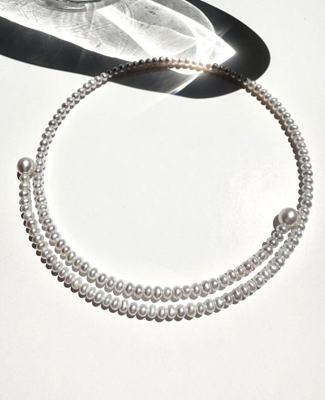 【衣】coscos ベビーパール形状記憶チョーカー