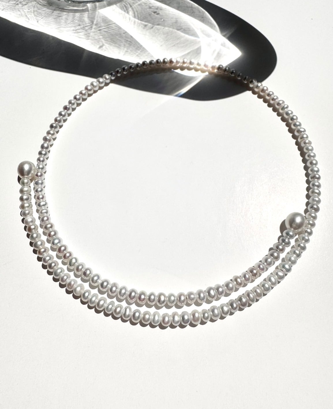 【衣】coscos ベビーパール形状記憶チョーカー