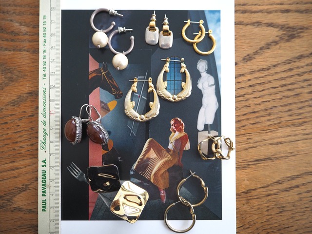 AMERICA 1970’s∼1990’s Vintage pierced earrings