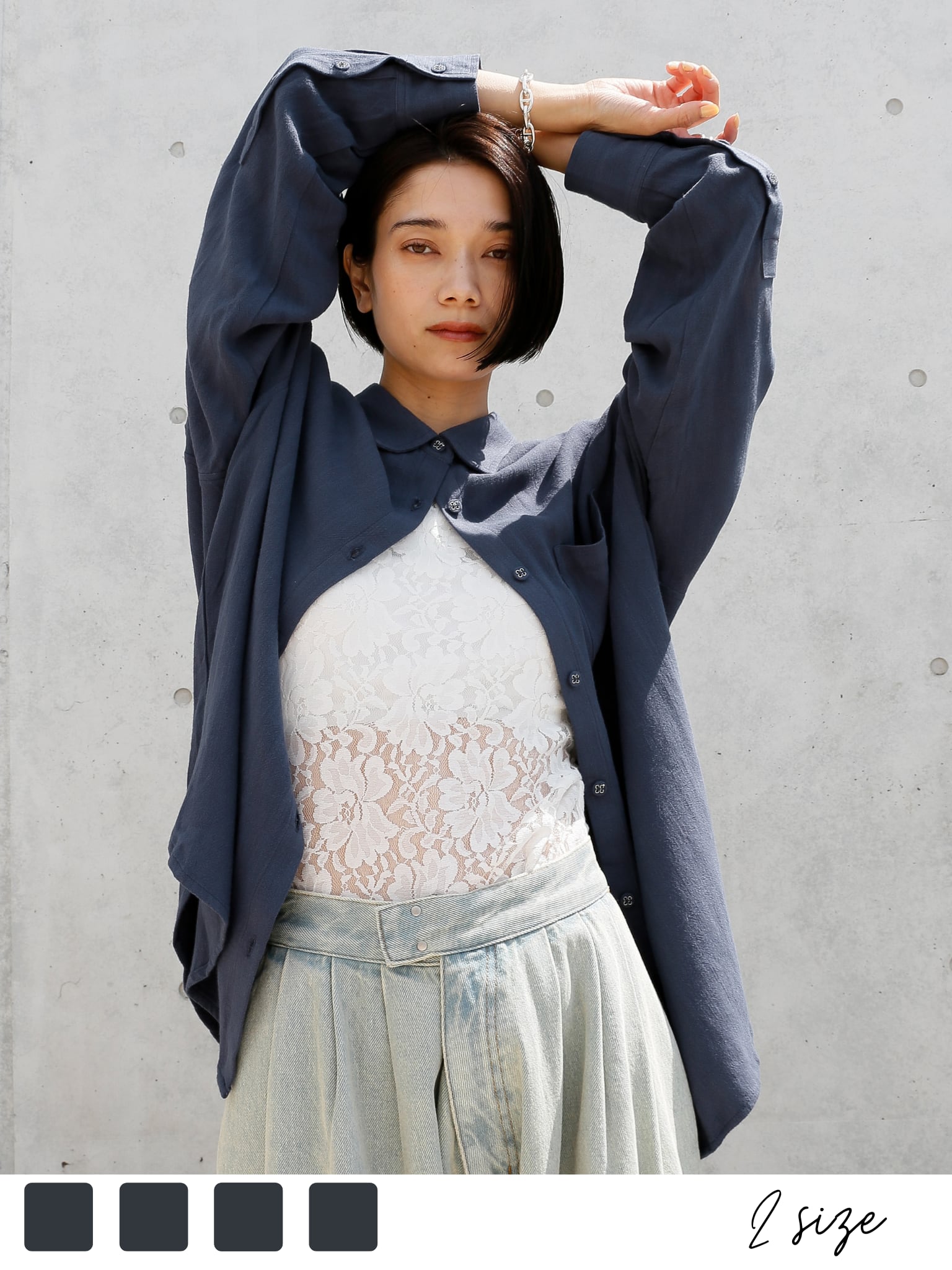 Linen シャツ oversize linen shirt | Katrin TOKYO
