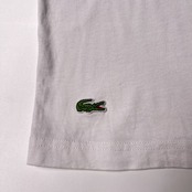 LACOSTE LIVE ラコステ ライブ デザインプリント 半袖Tシャツ 4/ホワイト