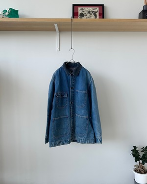 -Sears- Vintage 70s 38 Denim Coverall