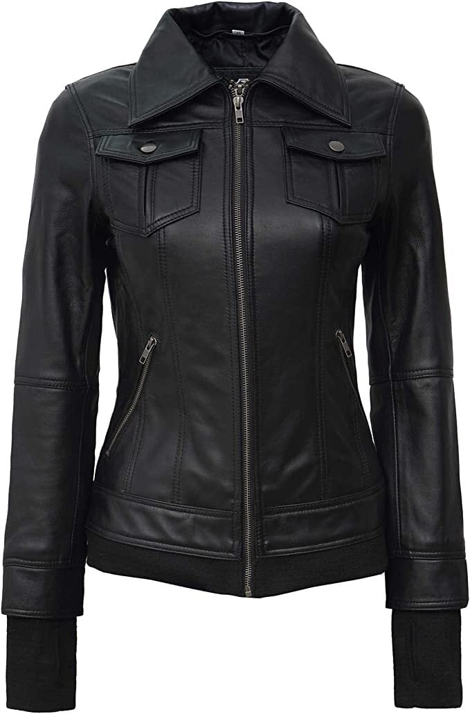 シープレザーキルティングショルダーオーバーコート Sheep Leather