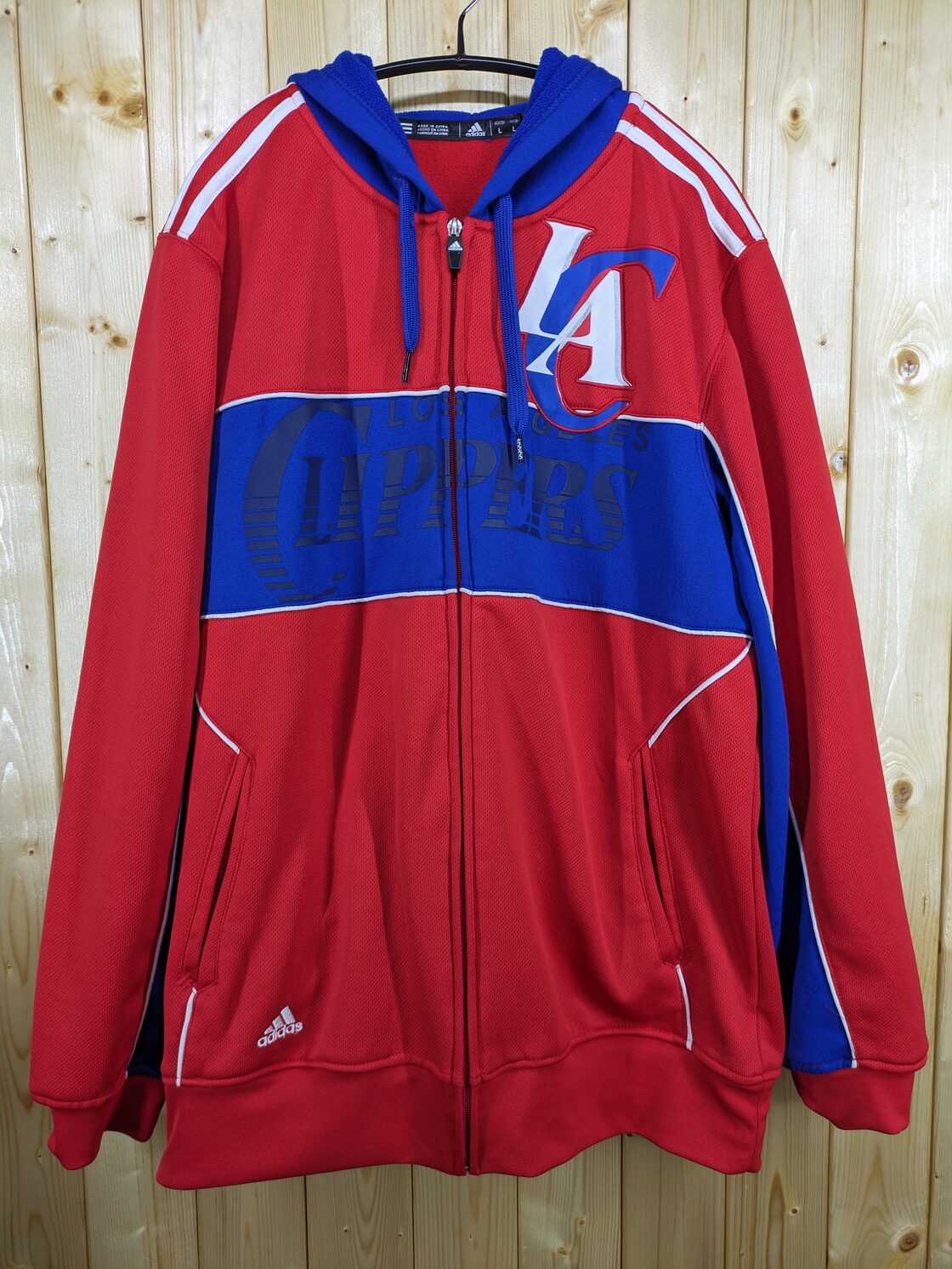 adidas NBA CLIPPERS クリッパーズ ジップアップパーカー size:L