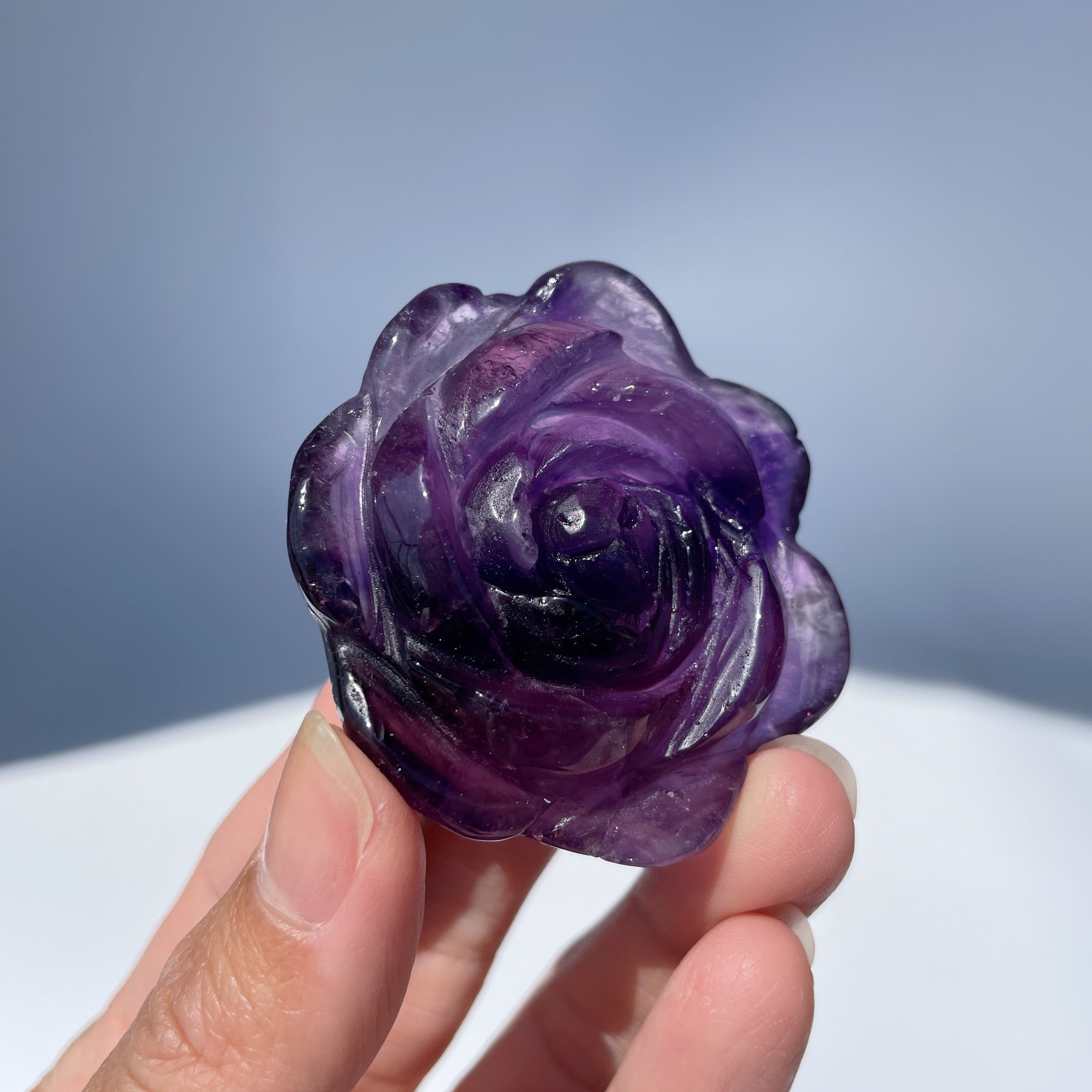 ★特選プレミアム★LOVE♡4096 Hz【クリスタル☆アメジスト♢ローズ】❤️ 愛の守護石 慈しみ 癒し 雫型 インスピレーション 希望 希少石
