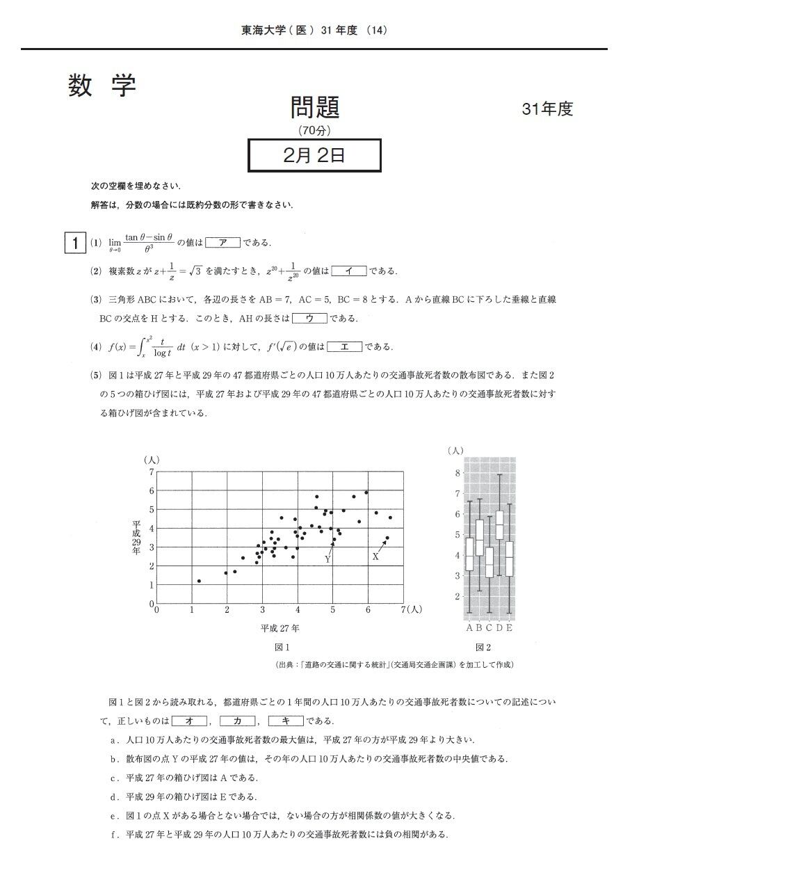 2021年度 私立医学部入試問題と解答 14.東海大学 | 青本公式ショップ