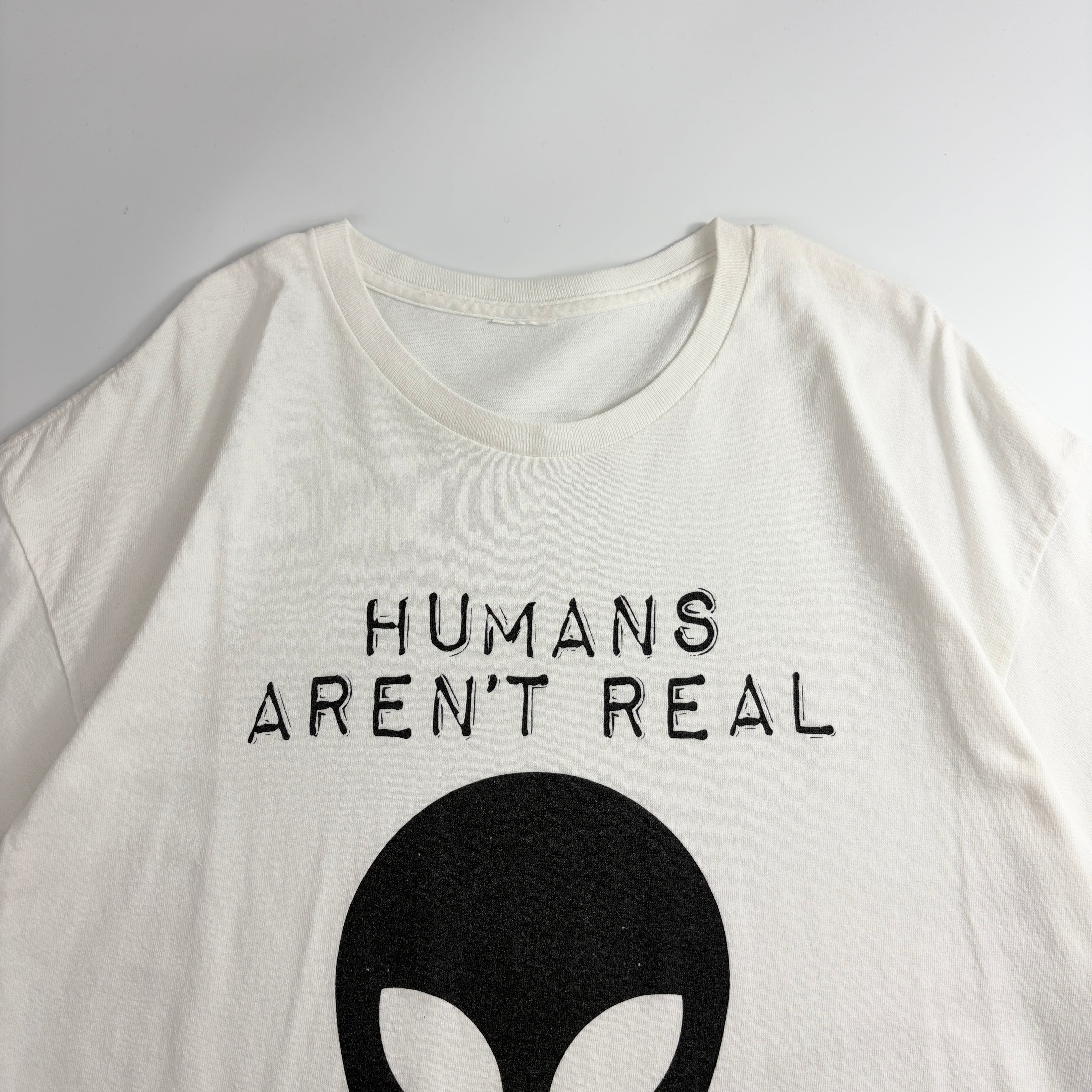00s Alien Graphic Tee White