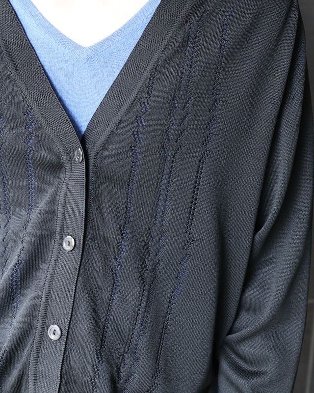 Sheer design cardigan