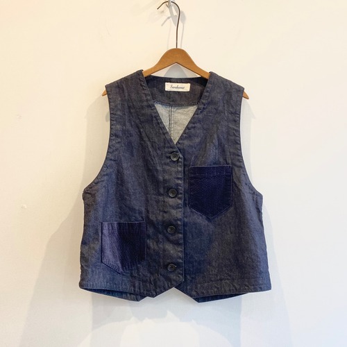 C1127《 再入荷》【Annie】Ingigo Denim Vest