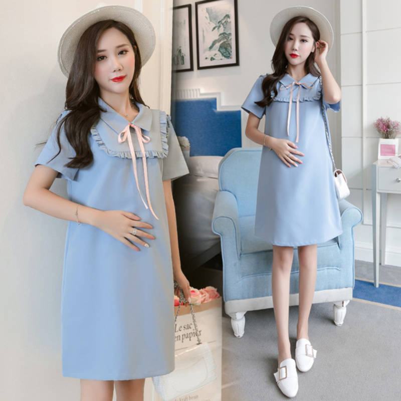 【新作】【送料無料】 2019 Summer Pregnancy Cotton Solid Dress Pregnant Women Clothes Dress Vestidos Maternity Dresses Po Shoot S39 コットン サマー 夏物 ドレス ソリッドカラー AL expec371486964015