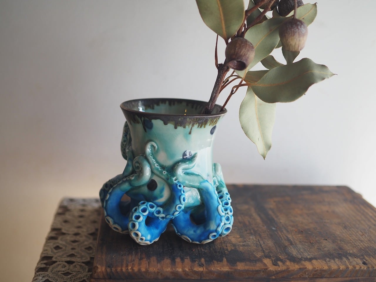 野村晃子 飾り皿 【うさぎロマンス】 | galleryもゆ