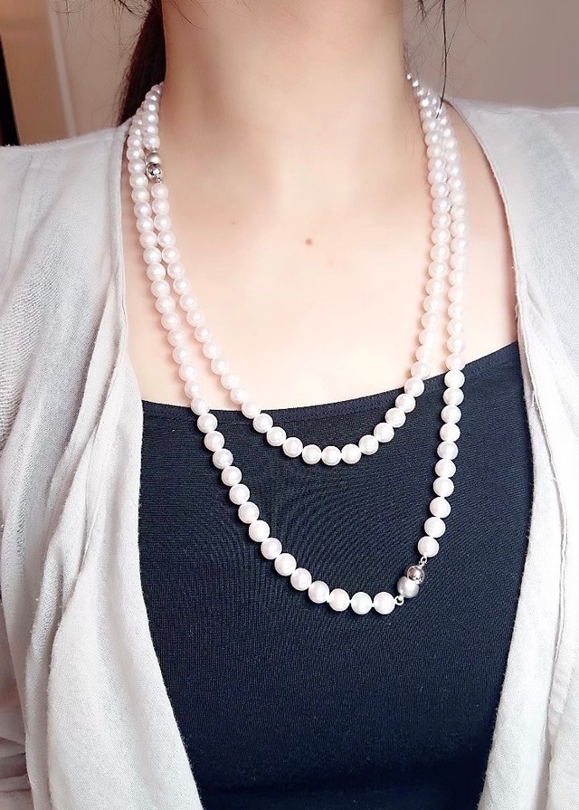 アコヤパール 7mm〜7.5mm 3連ネックレス ○ | 株式会社Jewelry伊藤