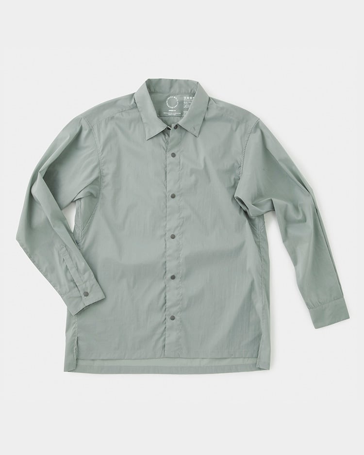 山と道 UL Shirt - Unisex / Blue Gray / XL