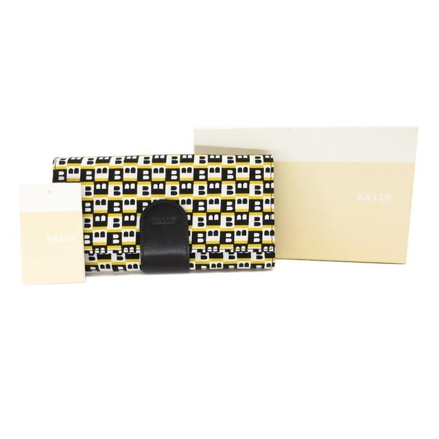 超美品 バリー BALLY 財布 長財布 キャンバス 30-24062406 