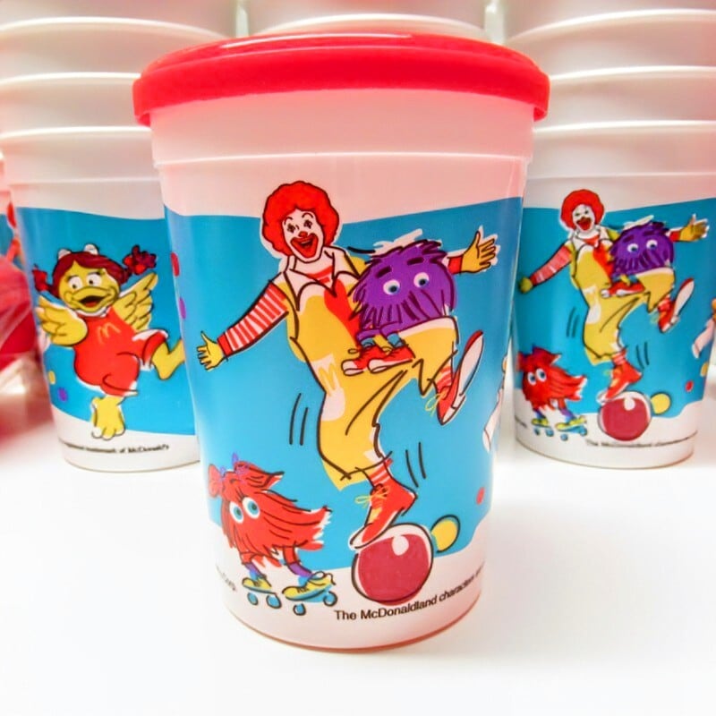 ビンテージ　コカコーラ　ロナルドマクドナルド　セラミック　ボトル　アメトイ 80-00年代 マクドナルド x コカコーラ キャラクター コレクターズ