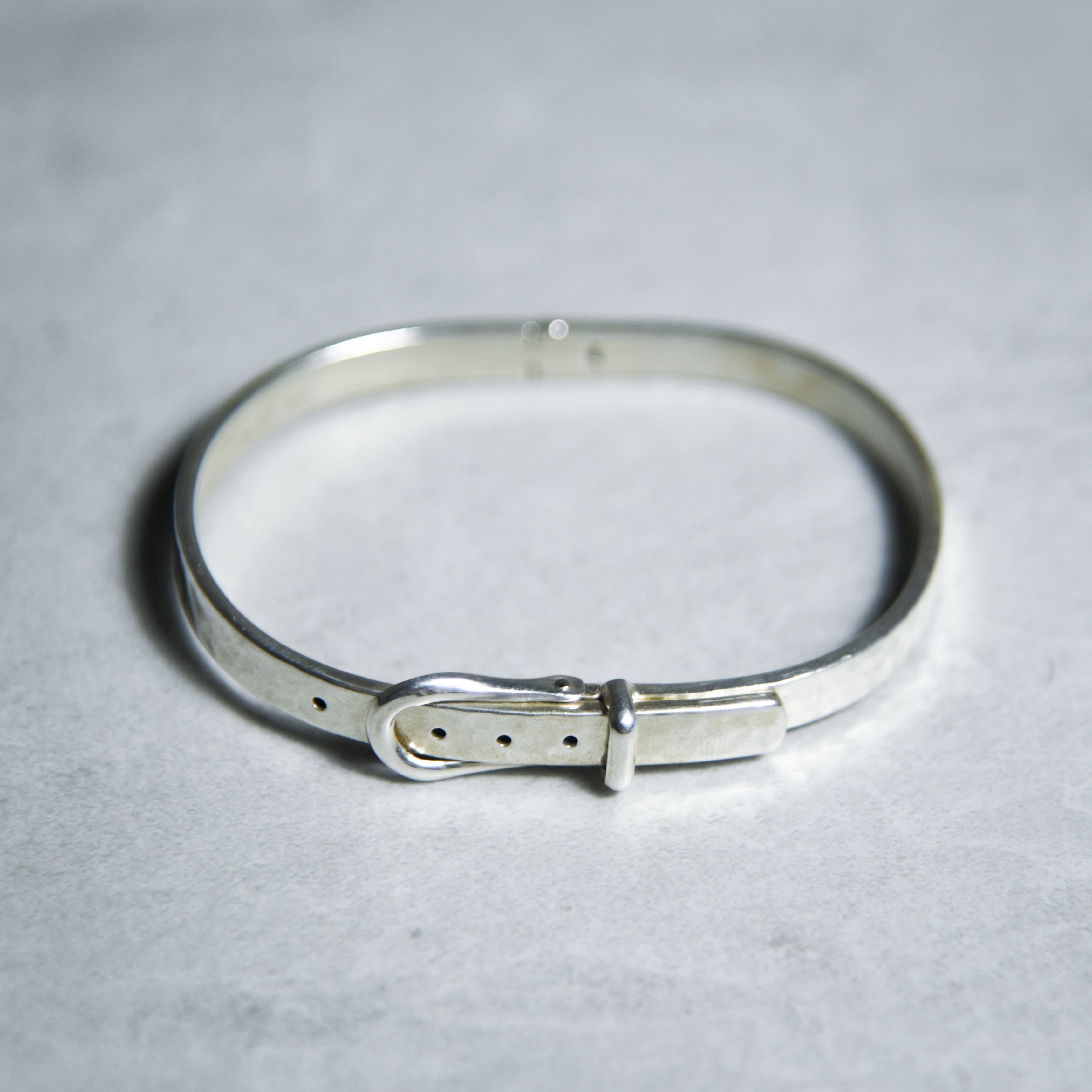 Mexican Jewelry Vintage Silver Belt Bangle メキシカン ジュエリー