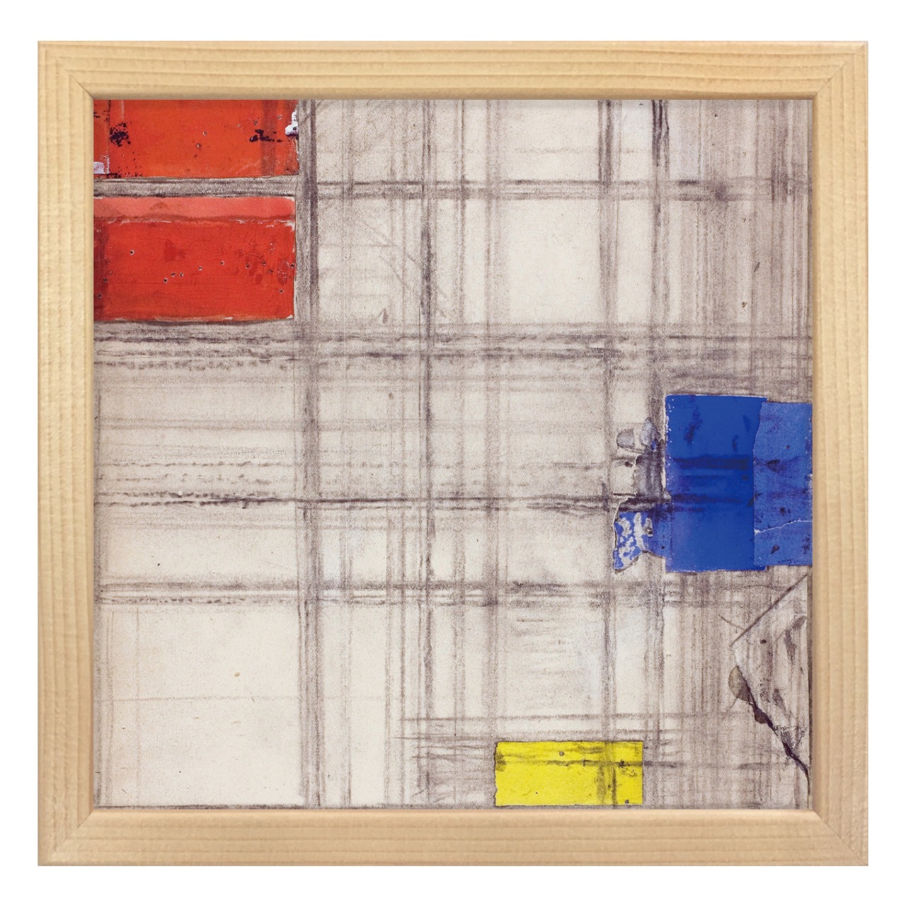 [額縁付き] Study for a Composition ピート・モンドリアン アートポスター 223×223mm 天然木 ポスターフレーム 木製 絵画 名画 日本製 APFS111 - 6