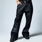 OG PATCH WAX-COATING FLARE DENIM