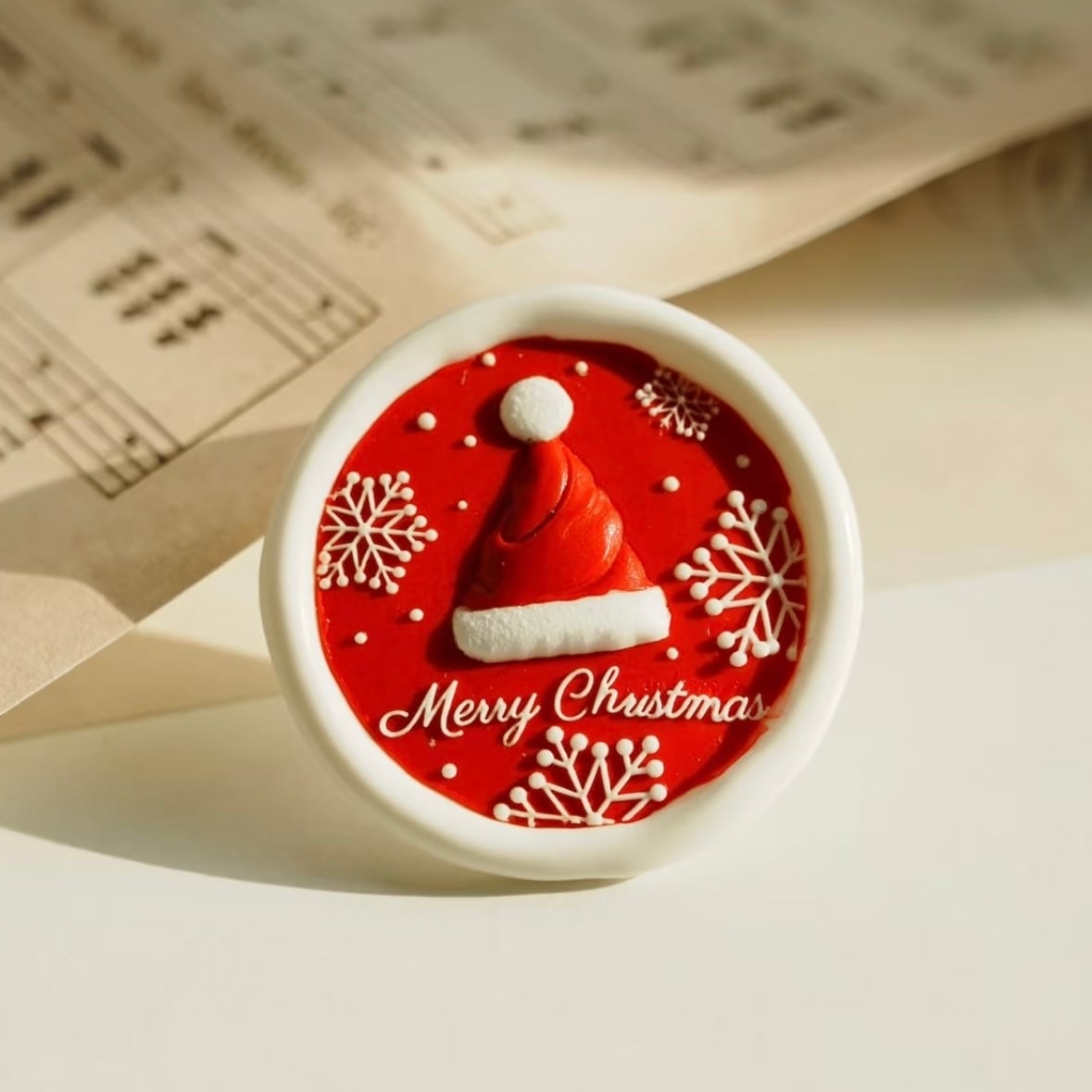 Santa Hat 25mm・シーリングスタンプ