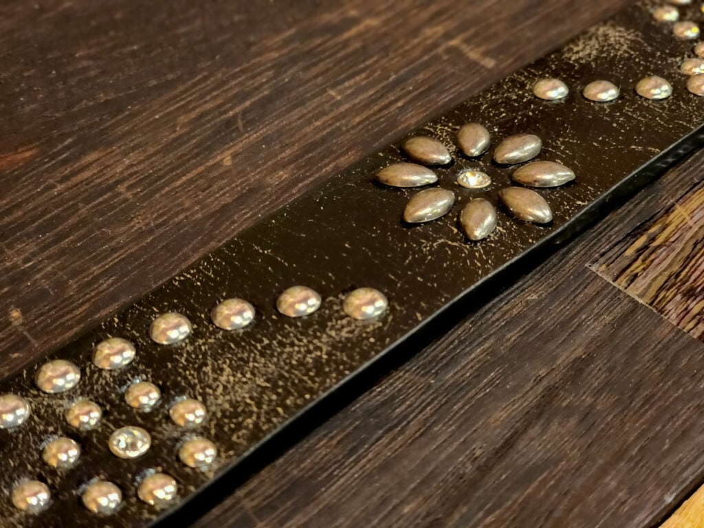 レザー スタッズベルト メンズ アメカジ / LEATHER STUDS BELT mens