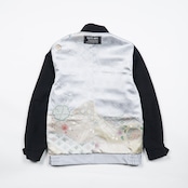 【BJK-M009】XSsize再構築リバーシブル着物ボンバー KIMONO REVERSIBLE BOMBER JACKET