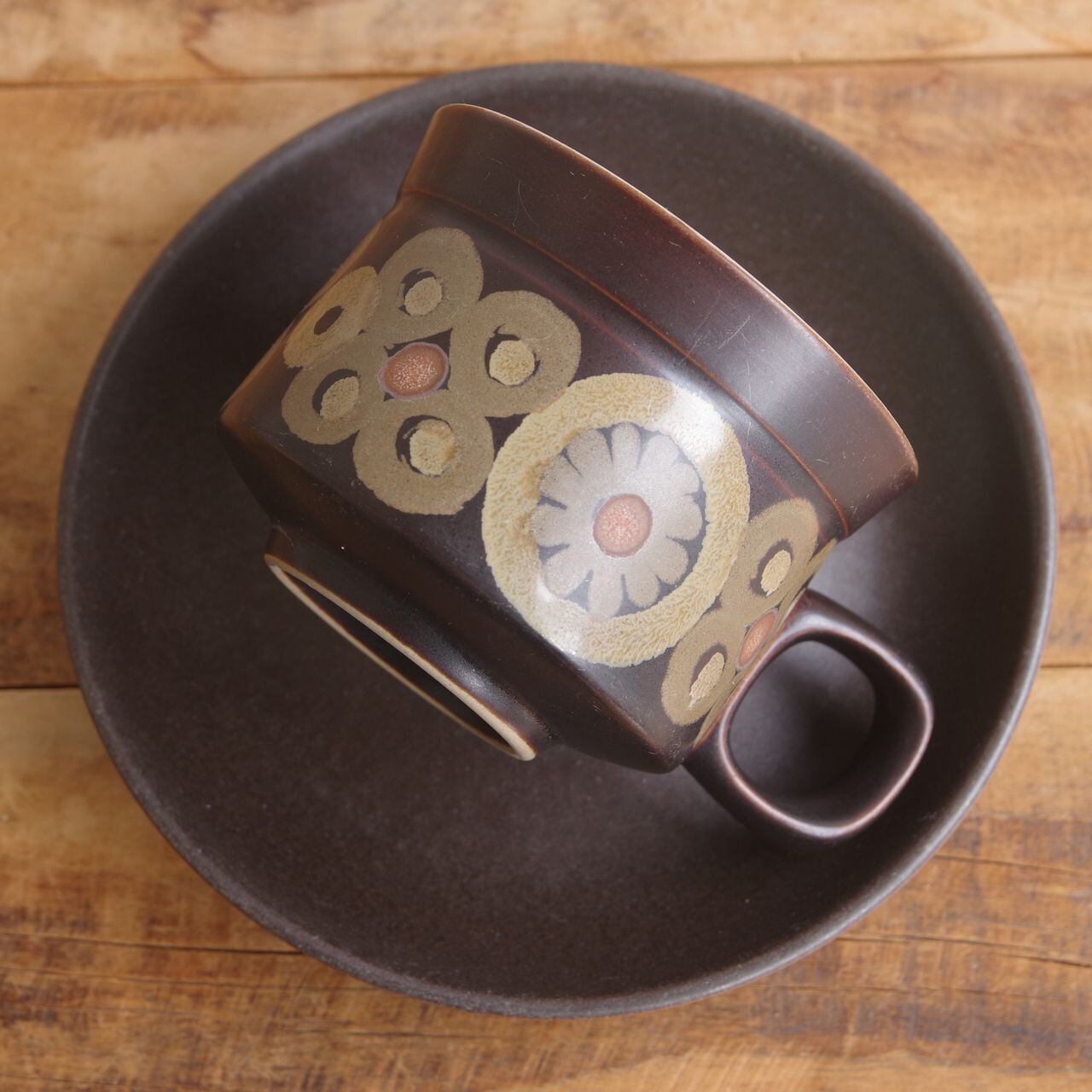 DENBY / デンビー アラベスク　21 プレート　皿　アンティーク　北欧 デンビー アラベスク ティーカップ＆ソーサー DENBY Arabesque