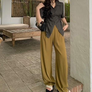 ワイドパンツ タック ボトムス パンツ ズボン ストレートパンツ カラーパンツ ロング ロング丈 ストレート ワイド Iライン ハイウエスト かわいい 大人可愛い きれいめ シンプル カジュアル 大人 おしゃれ お洒落 レトロ 大人可愛い 大人女子 こなれ感 ラフ ボーイッシュ キュート 存在感 とろみ感 抜け感 無地 10代 20代 30代 40代 レディース 女性用 ママ 学生 通学 デート お出かけ 女子会 休日 イベント 旅行 着回し 普段使い 楽ちん モテ 体系カバー 脚長 XS S M L