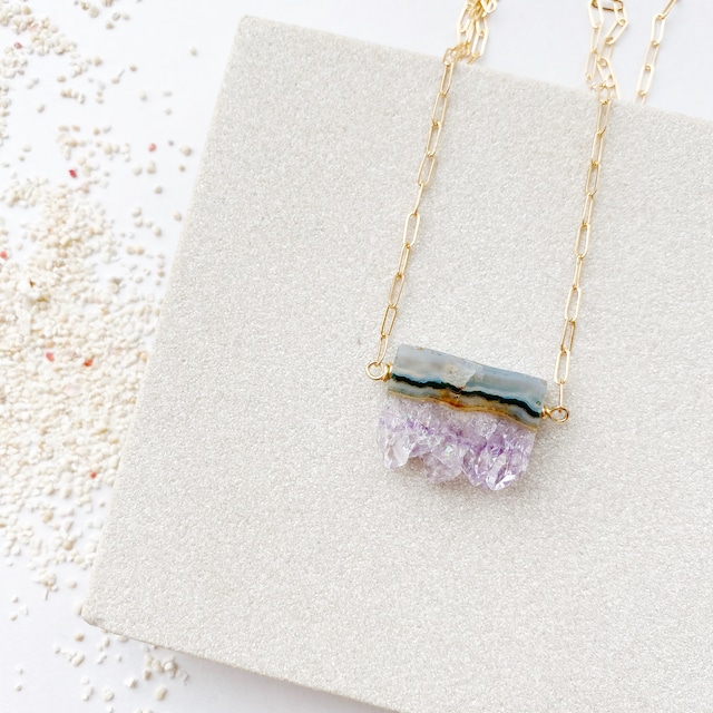 Staractite Amethyst necklace